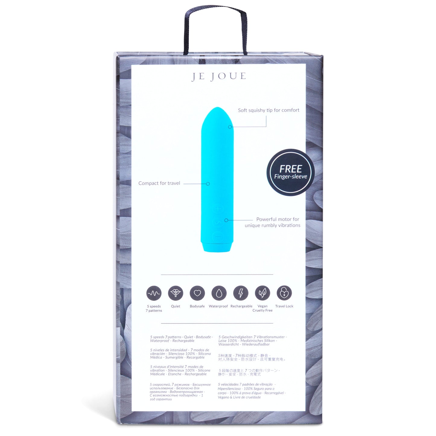 Je Joue Classic Rechargeable Bullet Vibrator - Teal