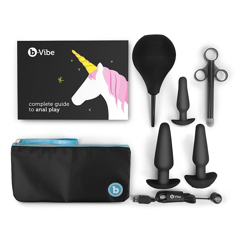 Anal Training Kit & Education Set - Black