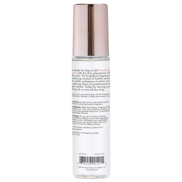 HEAD OVER HEELS Fragrance Body Mist with Pheromones | 3.5oz