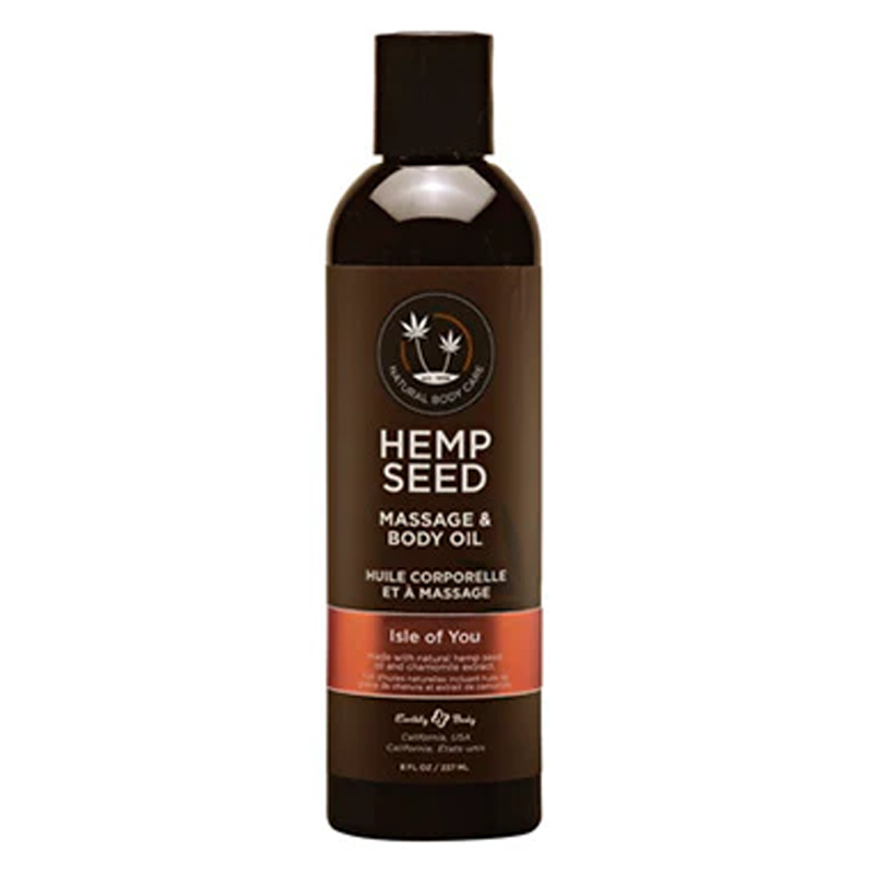 Hemp Seed Massage & Body Oil Isle of You - 8oz