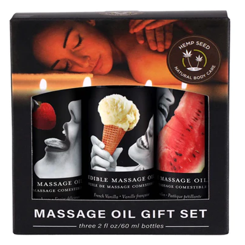 Edible Massage Oil Gift Set: Original 2oz