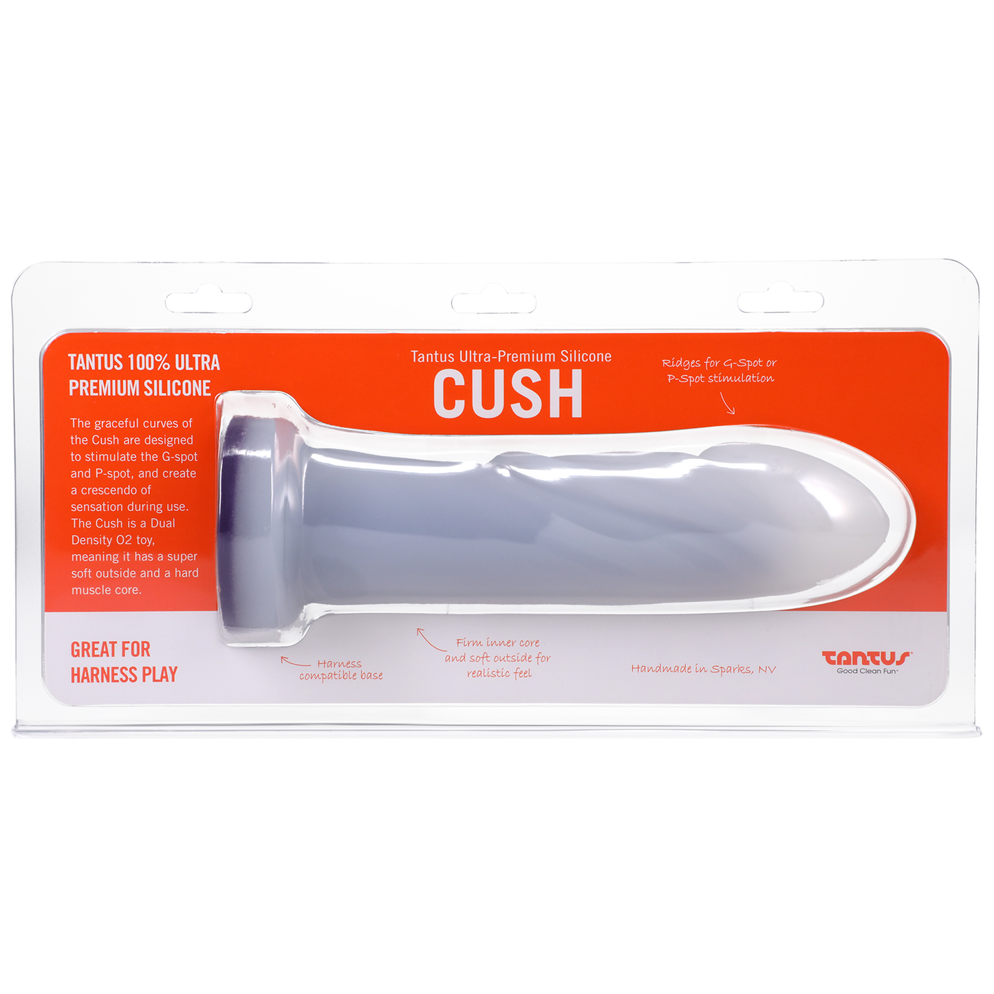 Gode ​​en silicone Cush O2 Duo Core