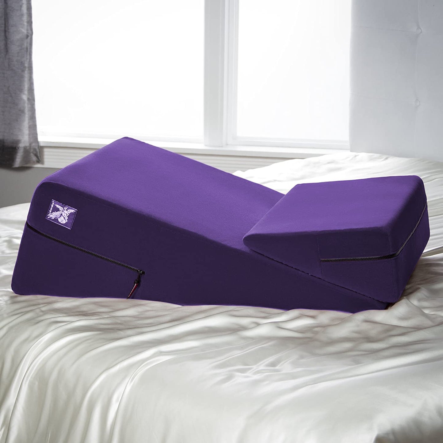 Combo cale/rampe en microfibre violette