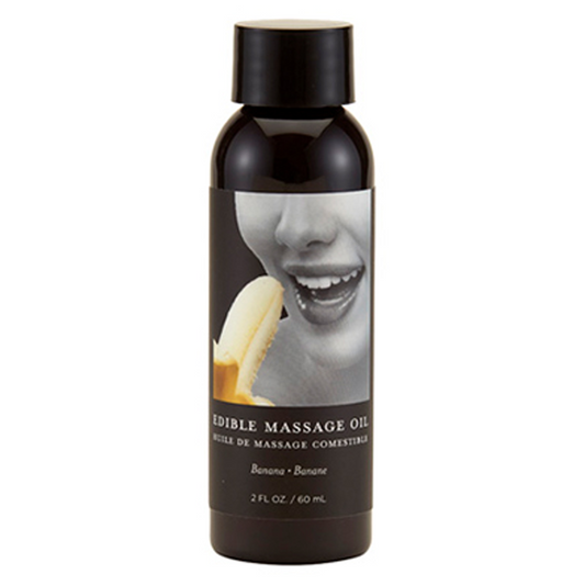 Huile de massage comestible à la banane - 2 oz