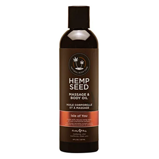 Hemp Seed Massage & Body Oil Isle of You - 8oz