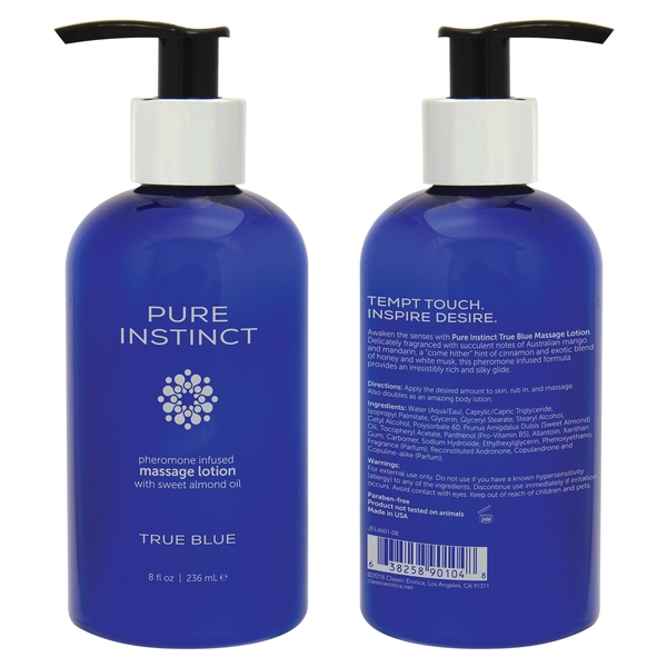 True Blue Pheromone Massage & Body Lotion 8oz