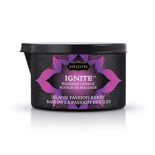 Bougie à l'huile de massage Ignite Island Passion Berry