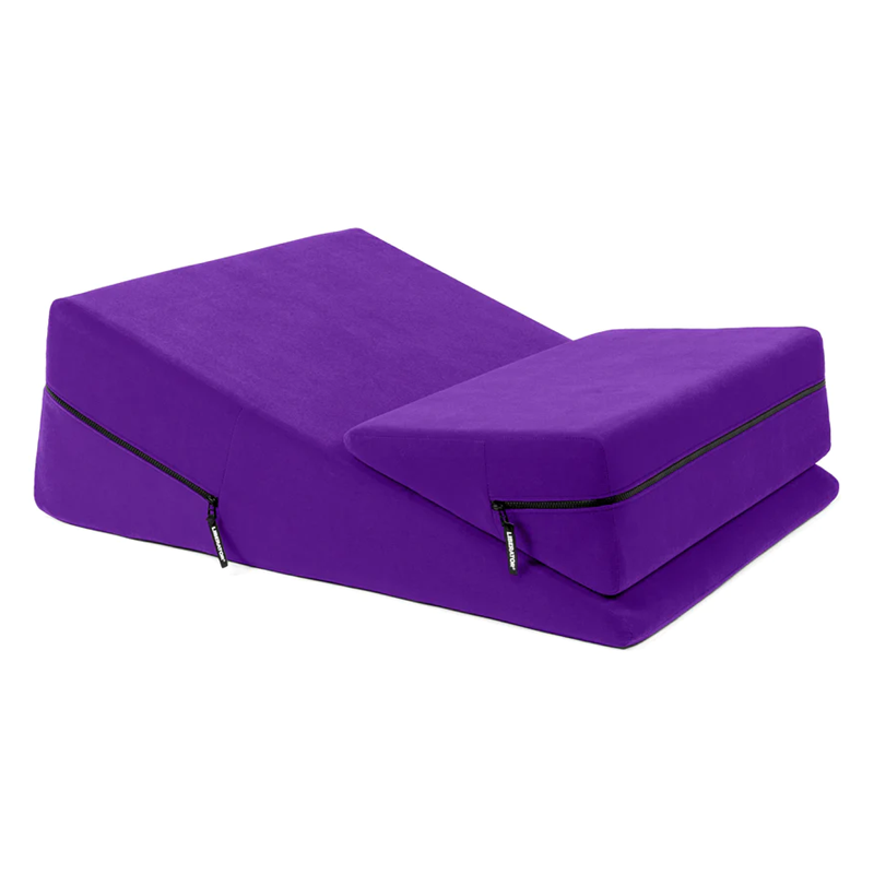 Combo cale/rampe en microfibre violette