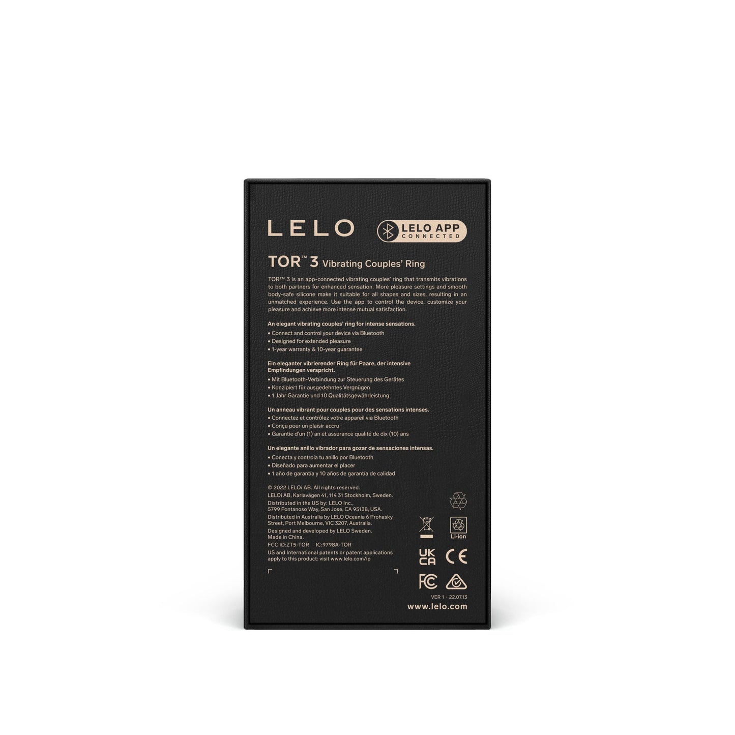 LELO TOR™ 3 Noir