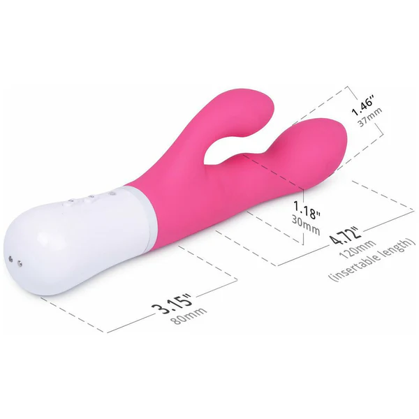 VIBRATEUR LAPIN BLUETOOTH NORA - ROSE