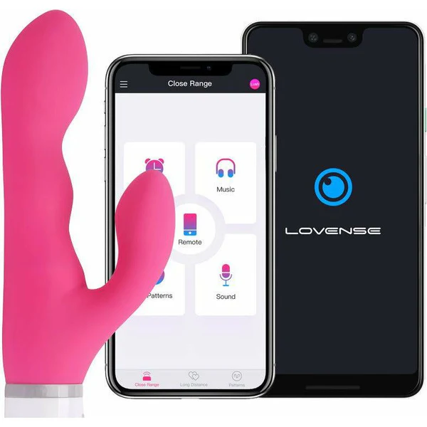 VIBRATEUR LAPIN BLUETOOTH NORA - ROSE