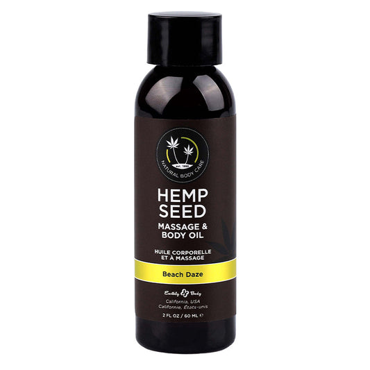 Hemp Seed Massage & Body Oil Beach Daze - 2oz