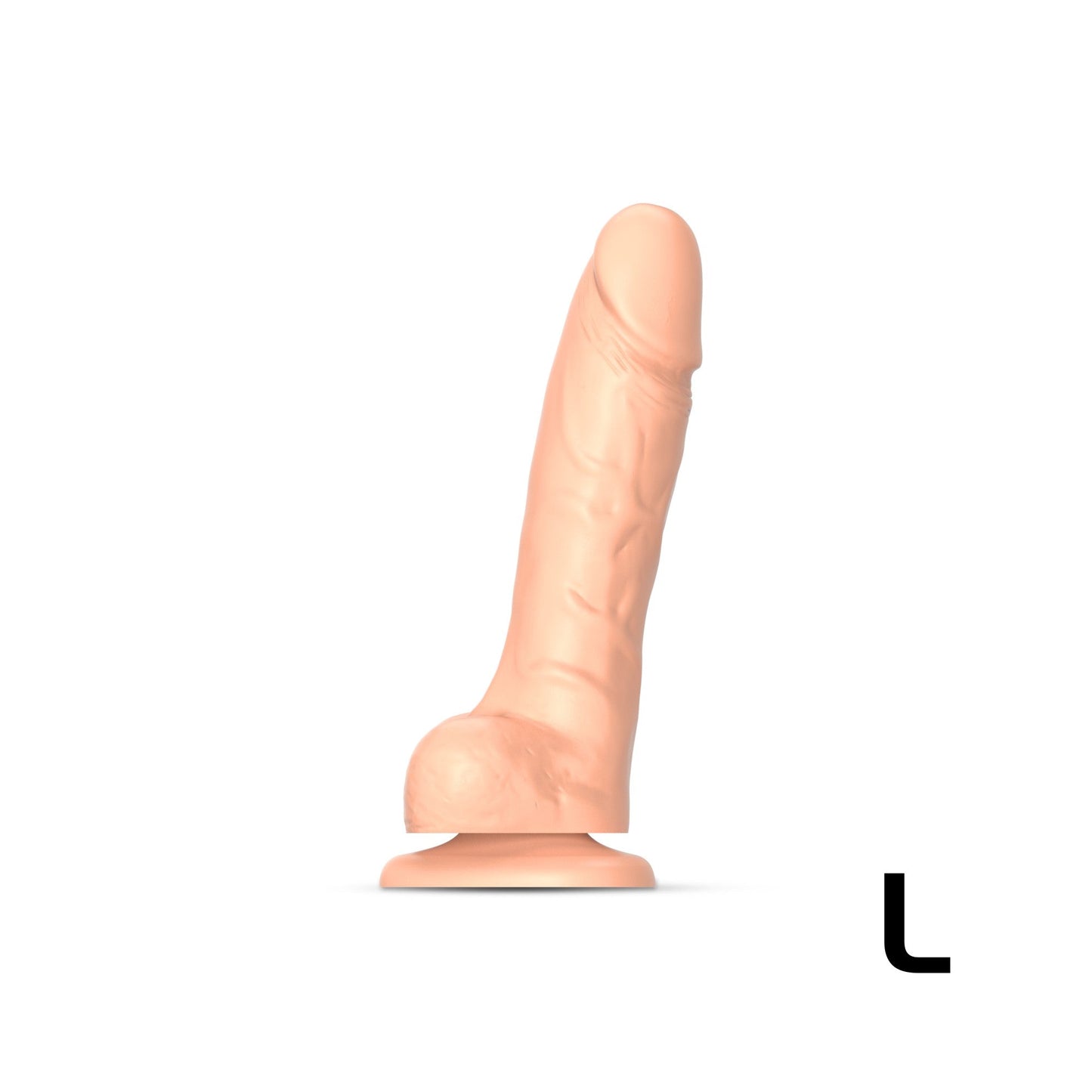 DILDO RÉALISTE À PEAU GLISSANTE VANILLE L