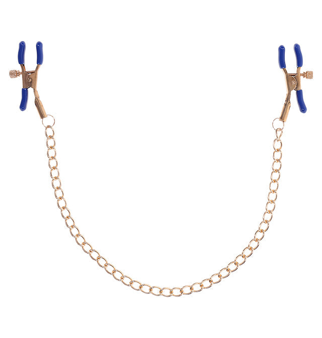 Sex and Mischief Cougar Chained Nipple Clamps