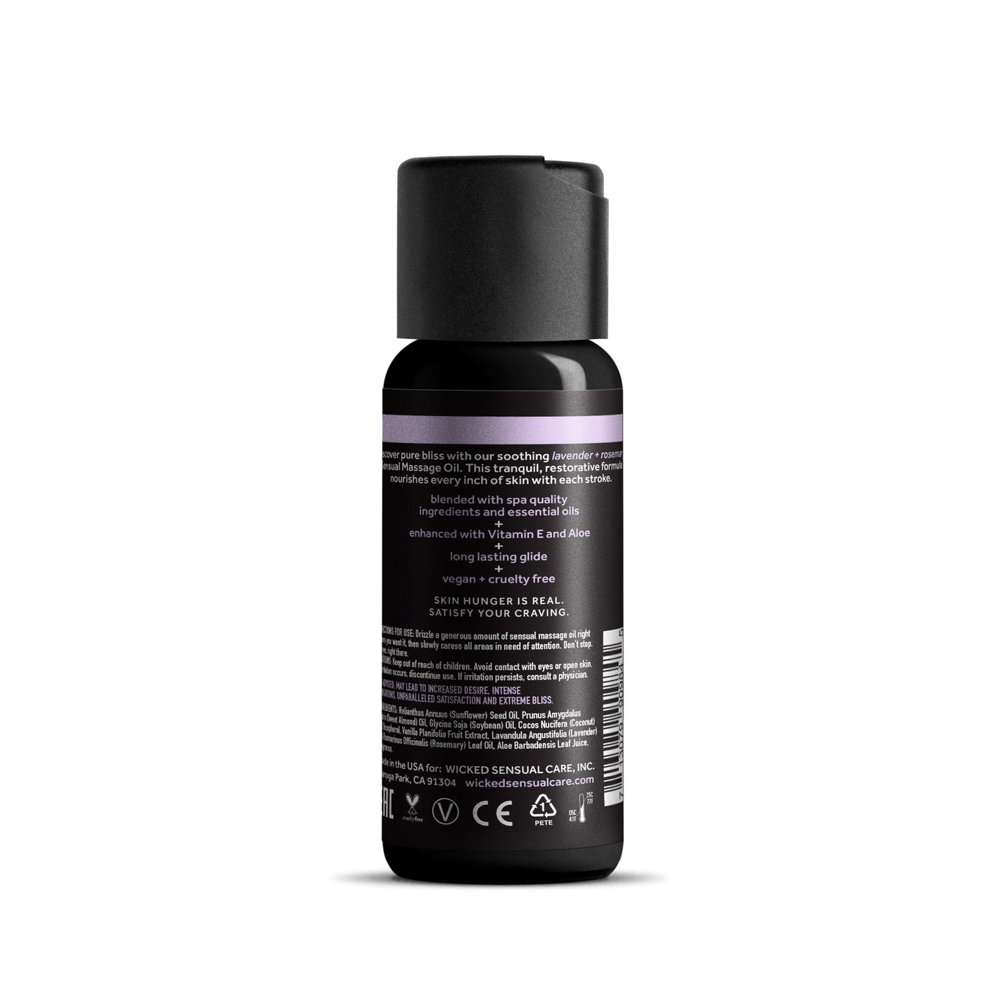 Huile de massage à la lavande et au romarin - 4 oz