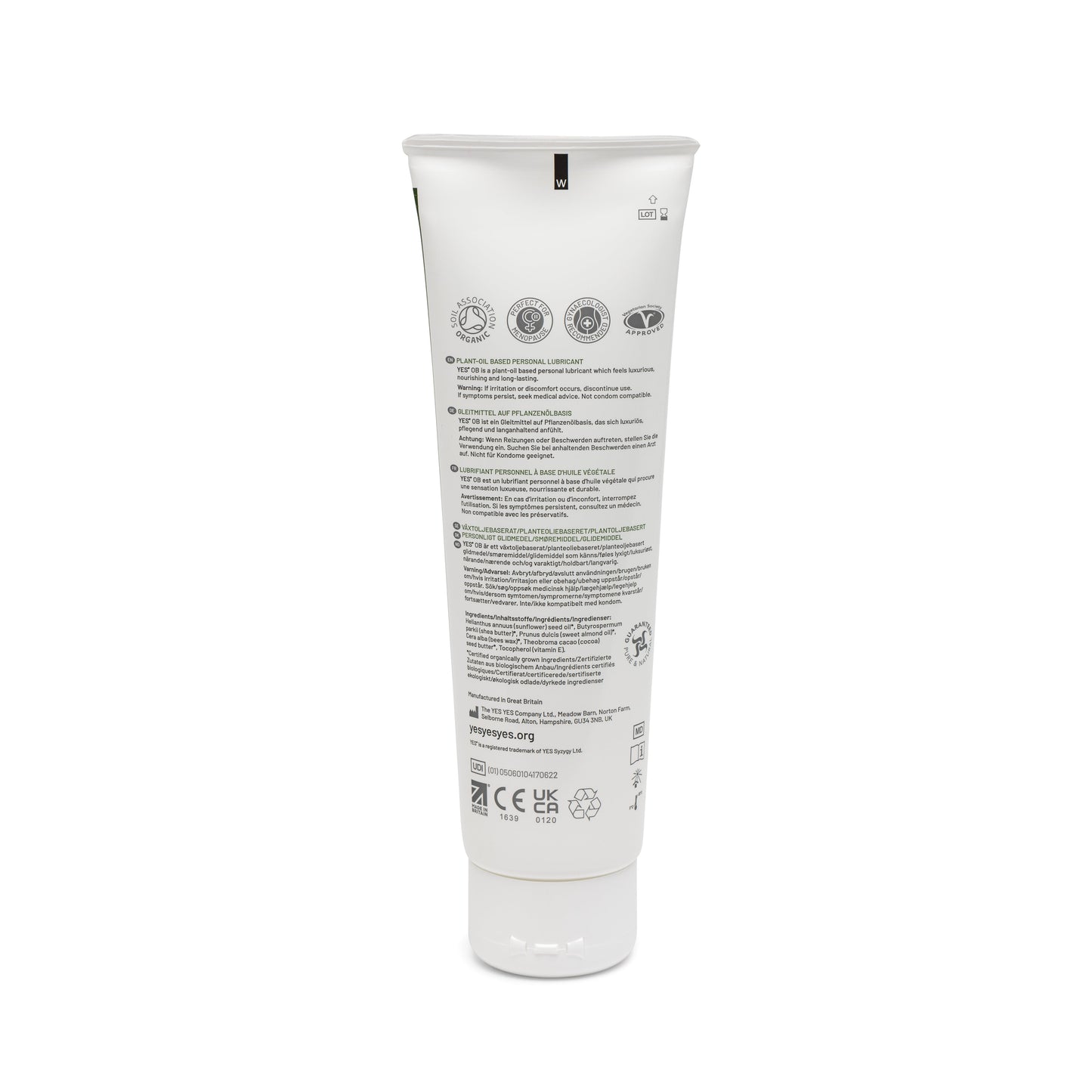 YES OB Oil-Based Organic Lubricant 140ml