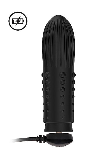 Vibromasseur Bullet rechargeable Turbo Elegance Lush Noir